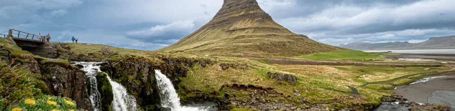 Mount Kirkjufell photographed by Lisbeth Johansson.