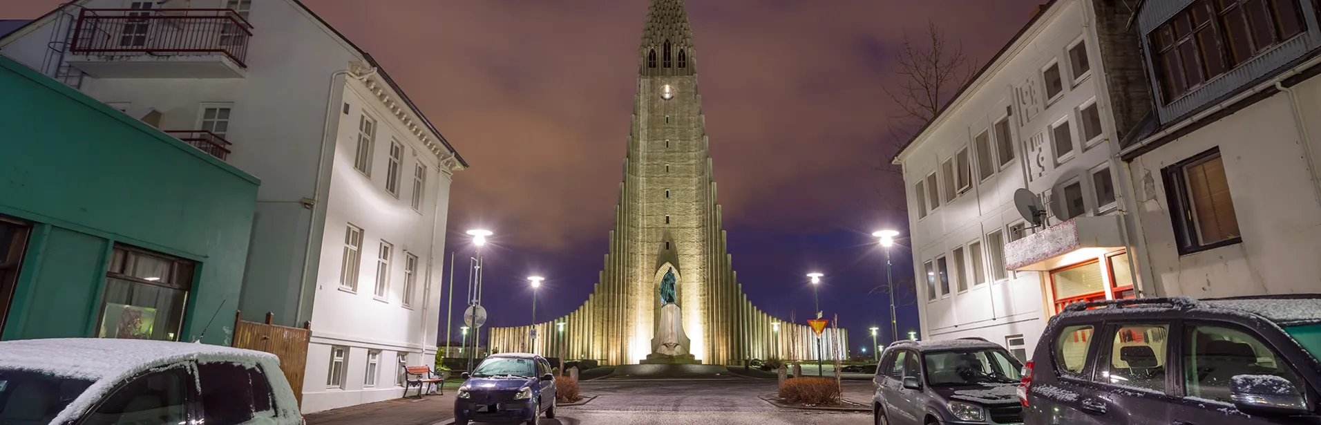 hallgrimskirkja, winter, reykjavik