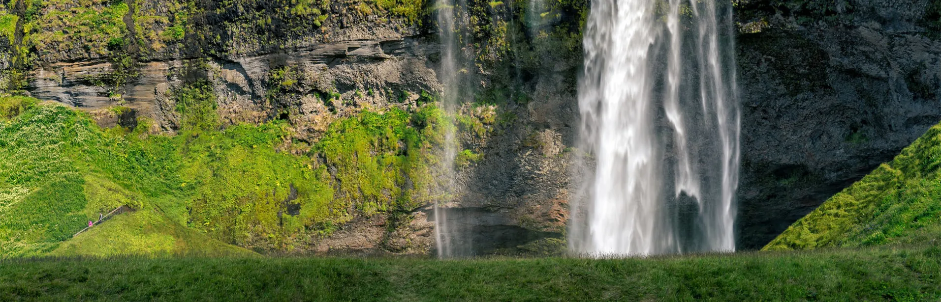 seljalandsfoss, waterfall, sydkusten, iceland