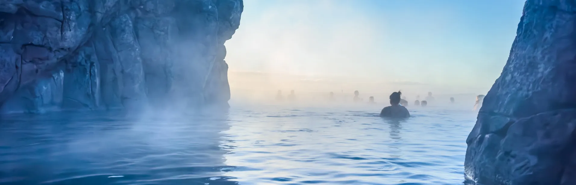 Sky lagoon in Reykjavik.