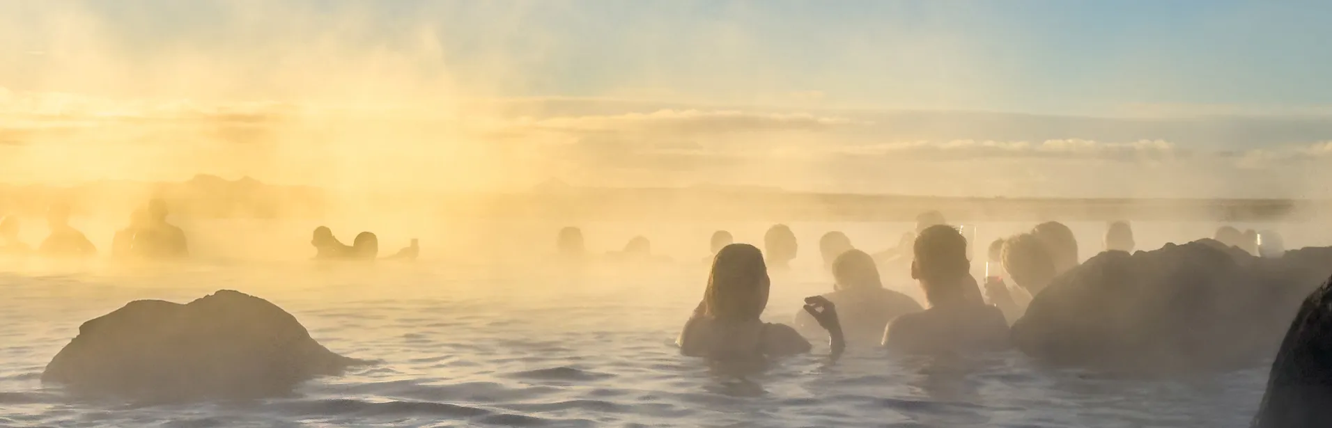 Bath in Sky Lagoon.