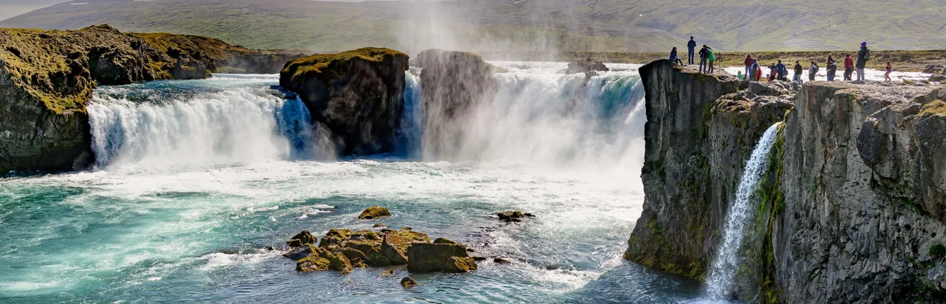 Goðafoss waterfall, photographed by Kim Henneberg.