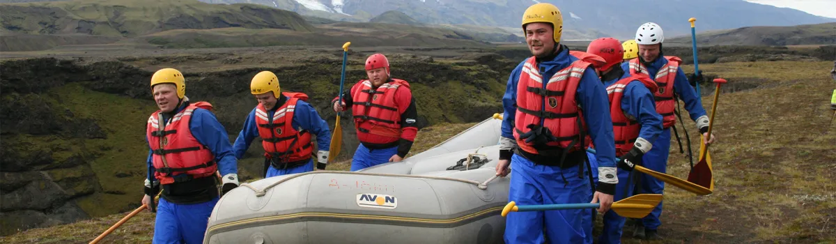 rafting, groups, iceland