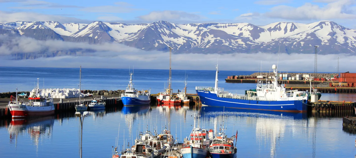 Akureyri, north Iceland.