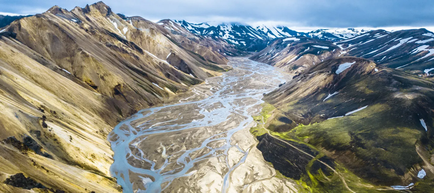 Highlands in summer, Iceland.